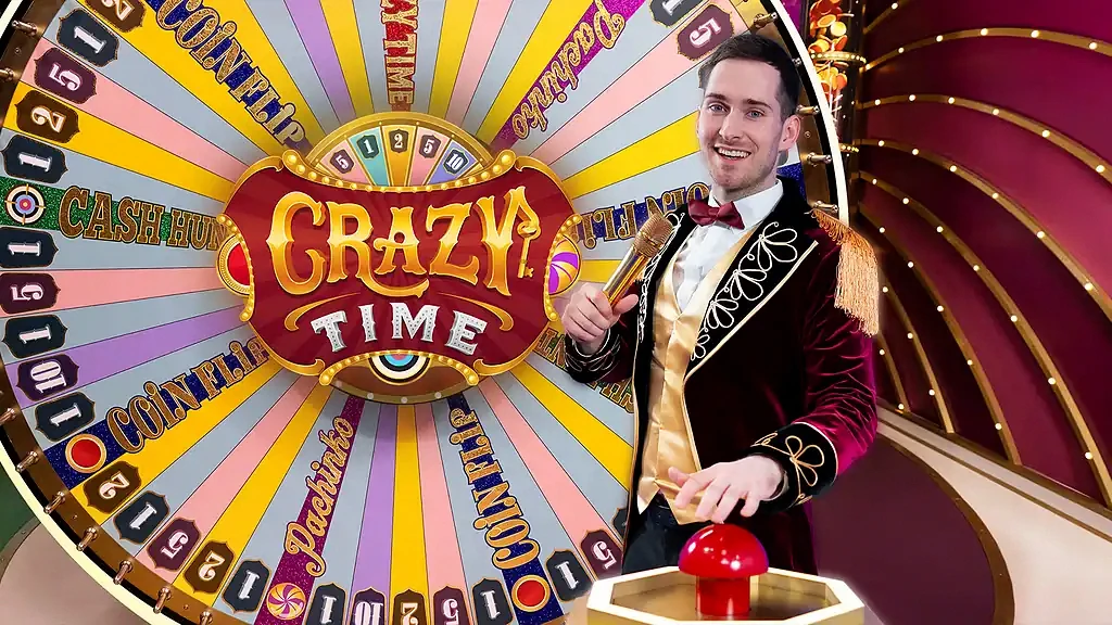 Crazy Time livebord för svenska spelare